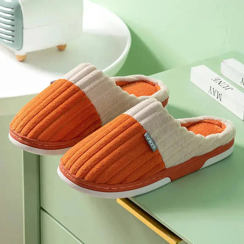 Winter Slippers Women Shoes Warm Fur Slippers Men House Couples Fluffy Slides Plush Slipper Bedroom Non-Slip Ladies Cotton Shoes NIBIOP STORE