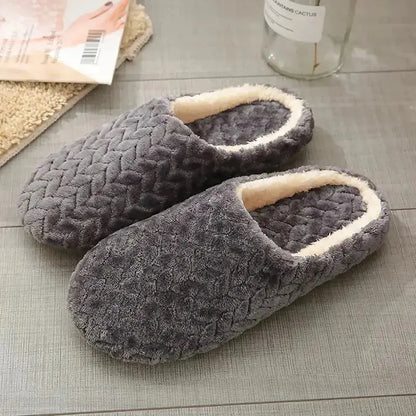 Unisex Fluffy Home Slippers Soft Lightweight Anti Slip Comfortable Indoor Slides for Autumn Winter NIBIOP STORE